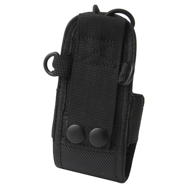 1 Set Two Way Radio Case With Adajustable Shoulder Strap Nylon Walkie Talkie Holder Pouch Bag For Uv-5R Bf-888S