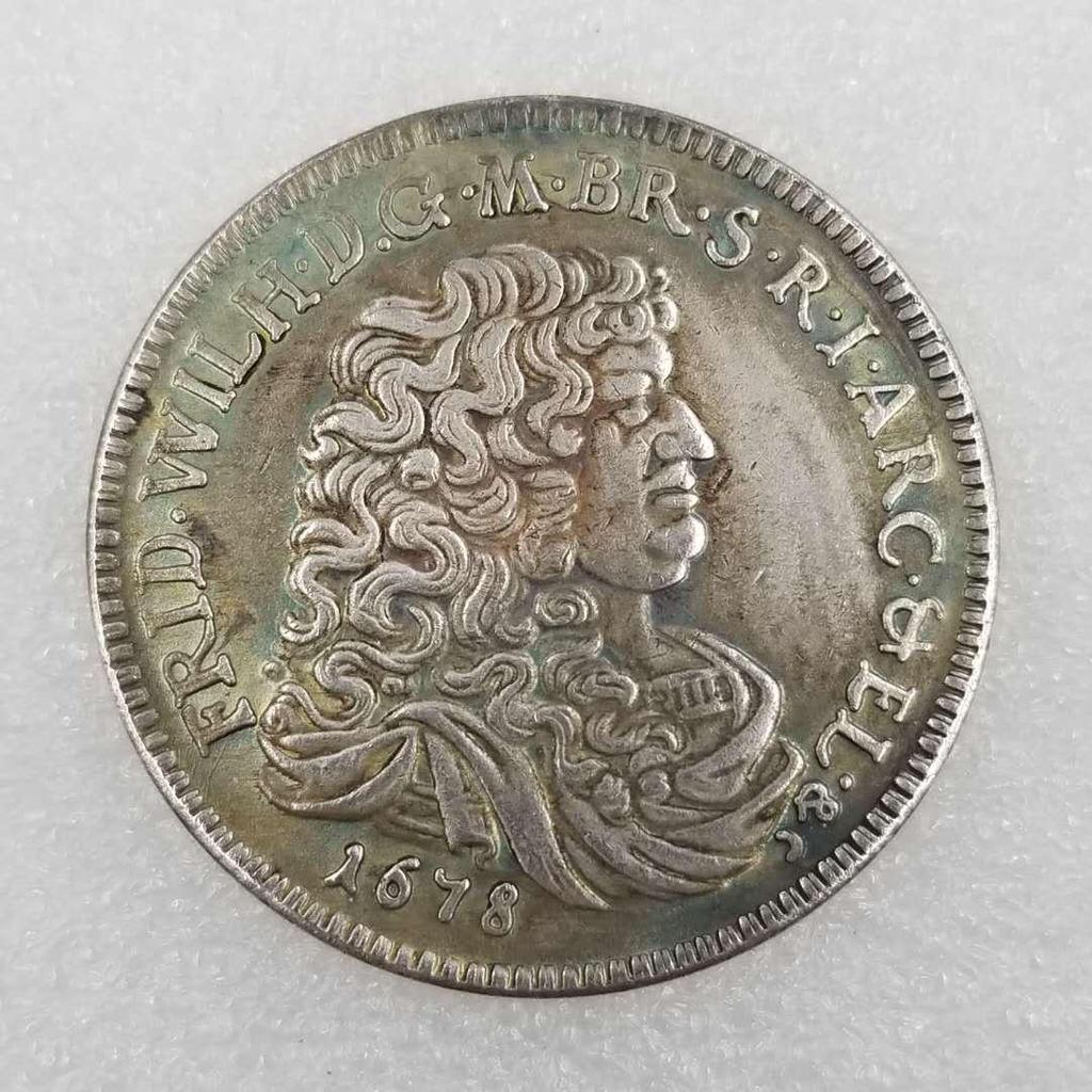 1678 Тейлор Пам'ятна срібна доларова монета антикварна латунь #2556