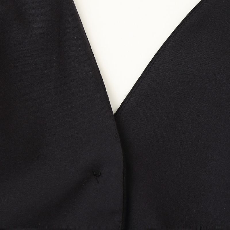 Kaslead New Women clothes Western Style Fashion Neck Collar Vest Skirt 2010745 3067415