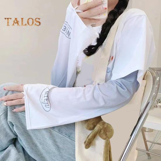 UV-Sonnenschutz-Armstulpen für Damen, kühlende Eisseiden-Armstulpen, Sonnenschutz-Armabdeckung für Radfahren im Freien beim Laufen