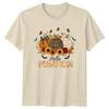 Hello Pumpkin Unisexs TShirt Leopard Print Autumn Fall Season