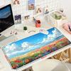 mouse pad Larger mousepad Flower scenery starry sky Gaming Keyboard Computer Desk Mat Accessories Game Mause Ped Office Carpet