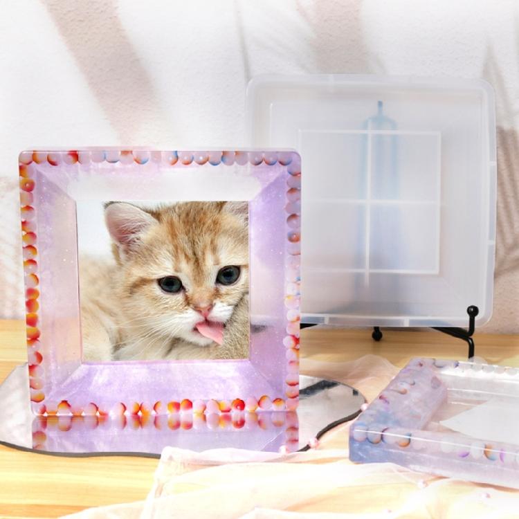 Large Photo Frame Silicone Mold Square Picture Frame Mold for DIY Crafts Making