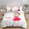 Cartoon Lovely Girls King Queen Duvet Cover Cute Little Girl Pattern Bedding Set Kids Pink Pretty 2/3pcs Polyester Quilt Cover