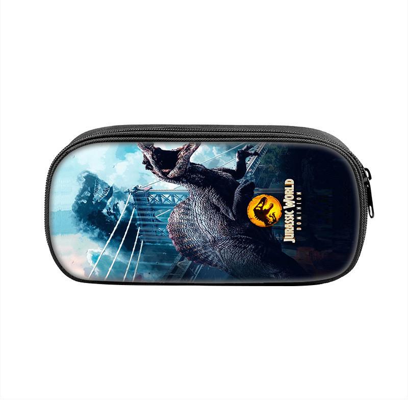 Jurassic World 3 Pencil Case With Nylon Material For Students And Kids