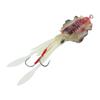 Squid Fishing Lure for Sea Fishing Simulation Iron Hook Octopus Lure Simulation BaitYellow and Red