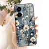 Soft Silicone Funda For Xiaomi Poco X8 Pro Max Redmi Turbo 5 Max Phone Case Vintage Starry Cherry Bow Printed Daisy Bumper