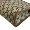 GUCCI Gucci Plus Vintage GG pattern PVC Clutch bag Brown PVC Used