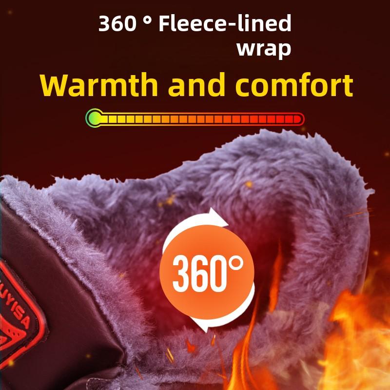 Men's Safety Shoes Winter Boots Men Women Boots Anti-smash Thickened Warm Working Shoes Protection Breathable Work Shoes37-45