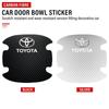 4 st/set Bilhandtagsskydd Klistermärke Kolfiber För Toyota TRD RAV4 Avensis Yaris Levin Reiz Crown Vios Tillbehör
