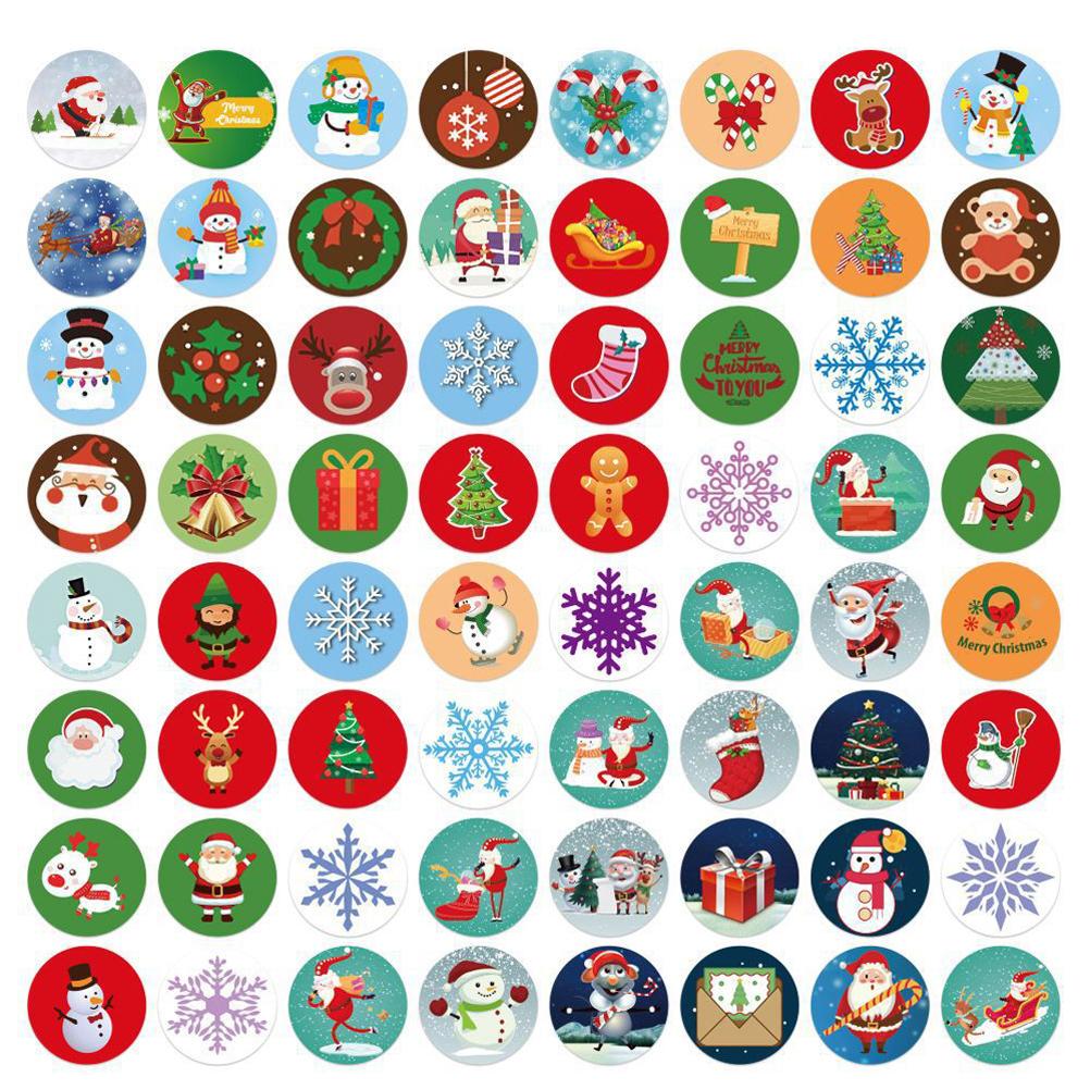 Christmas Sticker Roll 1 Pack Bagged Labels