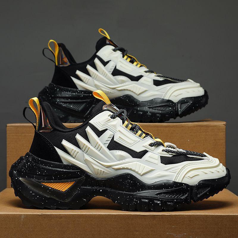 Shoes for Men's Autumn Men's Black Sports and Casual Trendys Added The New