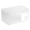 Collecting Small Items Clear Card Storage Box Stackable PP Cosmetic Organizer Portable Rectangle Plastic Card Box Home Use