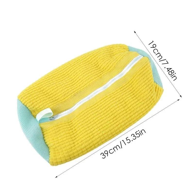 1pcs Washing Shoes Bag Cotton Laundry Net Fluffy fibers Easily remove dirt Washing Bags Anti-deformation Shoes Clothes Organizer