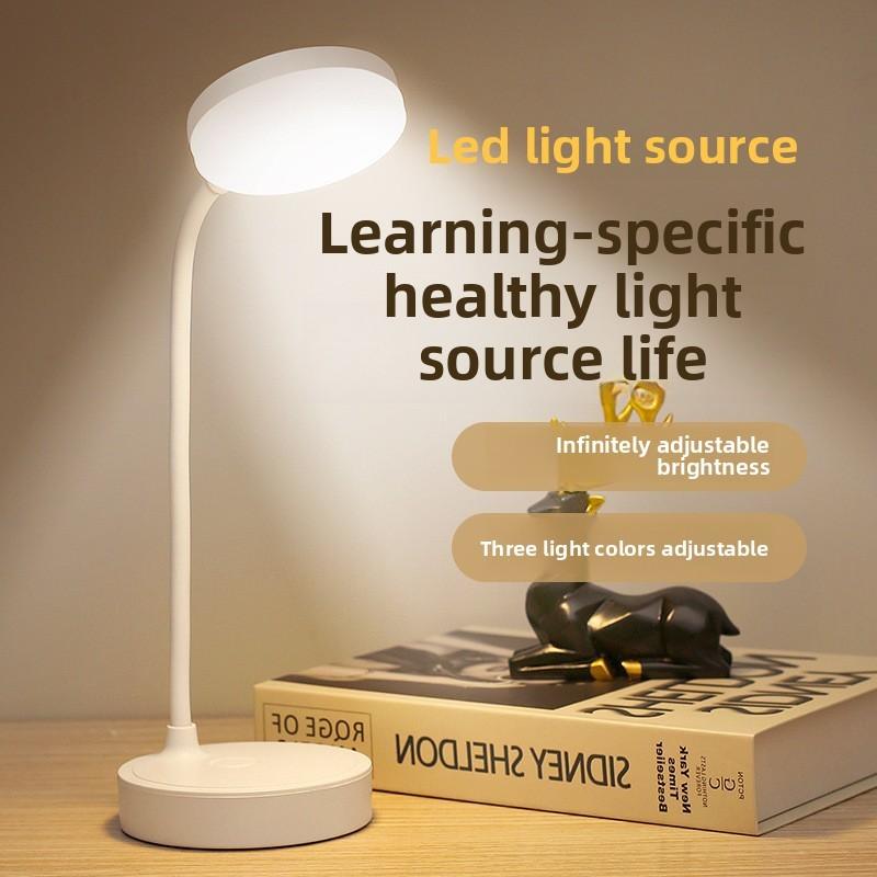 Led Lamp Desk Students Usb Rechargeable Touch Dimming For Reading Light Study