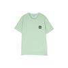 T-Shirt Kids FW23 Pattern Print Crew Neck Short Sleeve Light Green Kids Tops 781620147-V0052