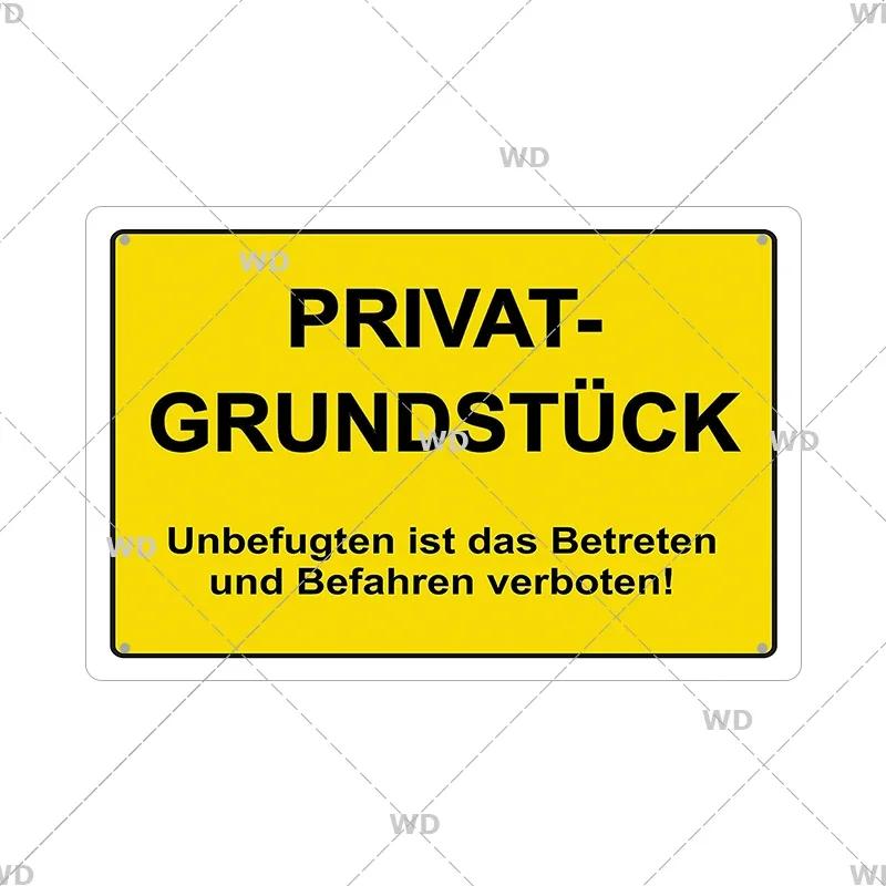 

Vintage Metal Tin Sign, Retro Caution No Parking Plaque for Home Gate Street Wall Decor 20x30cm