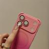 Gradient Silicone Lens Glass Magnetic Case For iPhone Air 17 16 15 14 13 12 Pro Max Plus Phone Magsafe Wireless Charging Cover