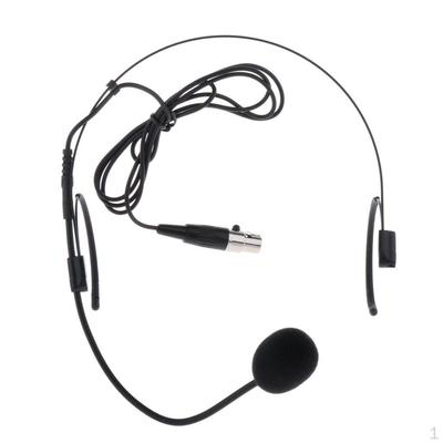 Headset mit Kopfbügel und Einzel-Ohrbügelmikrofon, kompatibler Sender