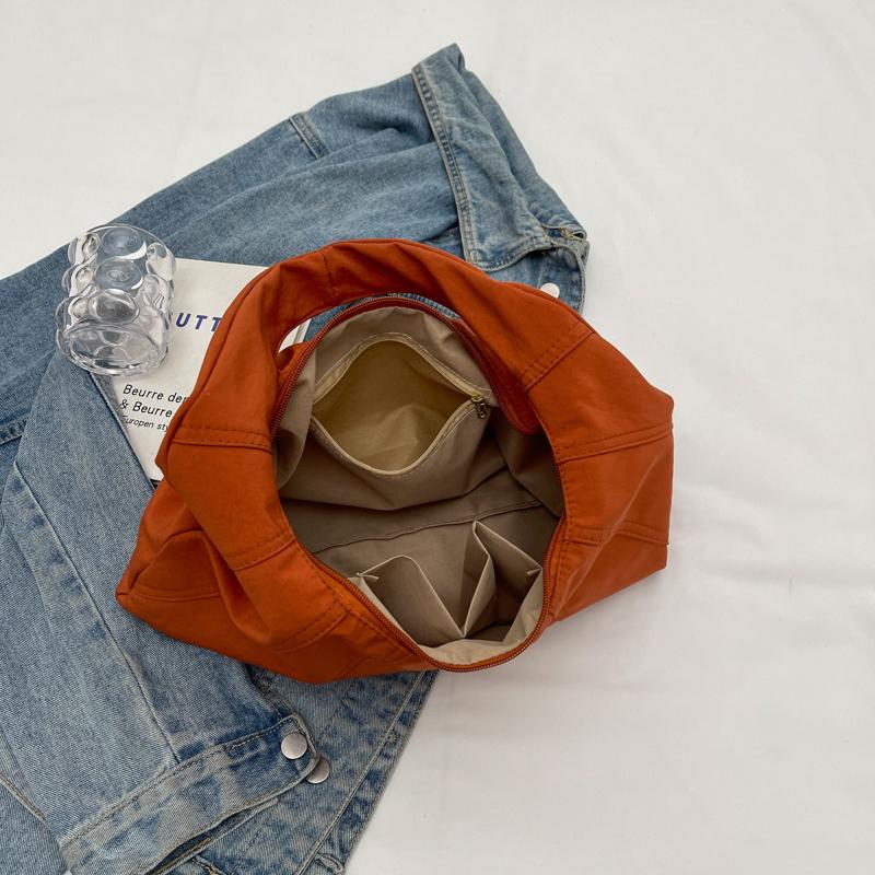 Сплошная женская пригородная сумка на одно плечо большой емкости для подмышек — фото 7