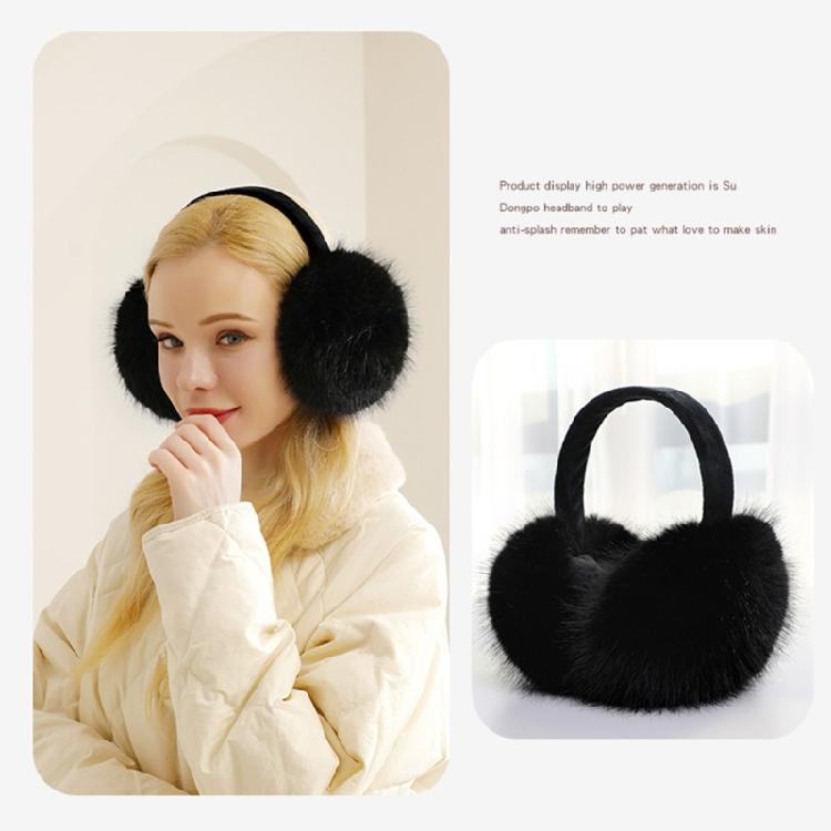 Teens Girl Skiing Ear Muffs Lovely Furry Ear Protectors Outdoor Sports Earmuffs