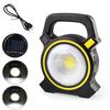 Outdoor LED Portable Lantern Tent Light COB Work Lamp Solar Emergency Spotlight Rechargeable Floodlight for Hiking Camping Light