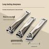 Champagne Nail Clipper Set: 3-Piece Iron Box with Flat-Mouth Clippers & Rotating Package for Nail Care