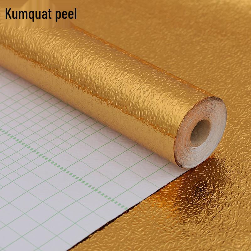 Oil-Proof, Moisture-Resistant, Self-Adhesive Aluminum Foil Stickers for Kitchen, Cupboards, Drawers, Wardrobes, and Shoe Cabinets.