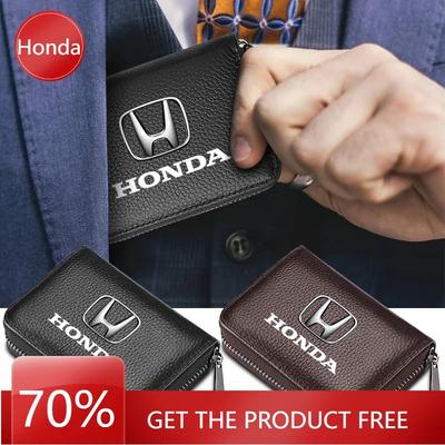 XR Car New Honda Car Driver License Holder Leather Card Bag ID Credit Card Wallet For Honda Civic XR-V HR-V City Accord Odysse