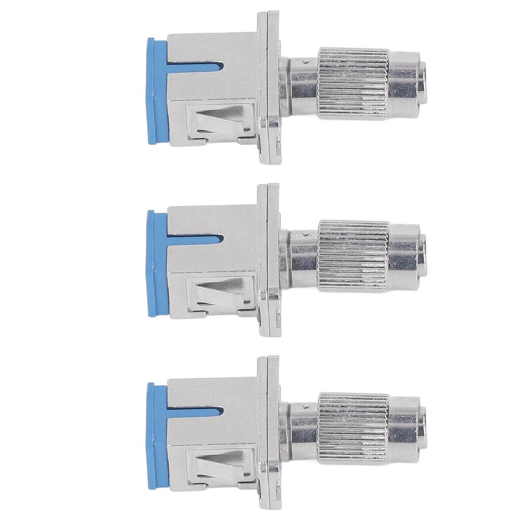 3Pcs Optical Fiber FC Male To SC Female Connector Fiber Optic Convertor Adapter for Visual Fault Locator