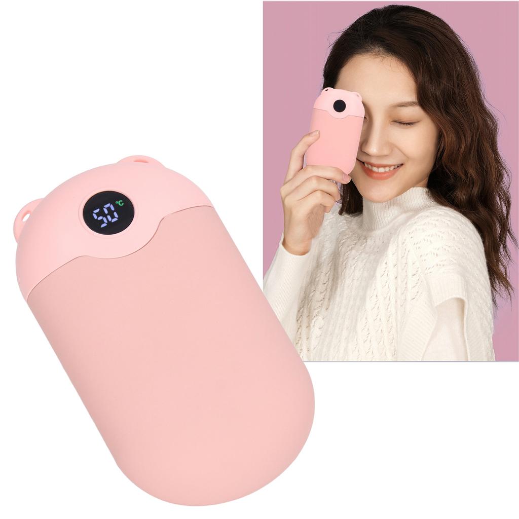 Re able Hand Warmer 5S   Heating   Dis    USB Charging 2400mAh Power Bank with Digital Display