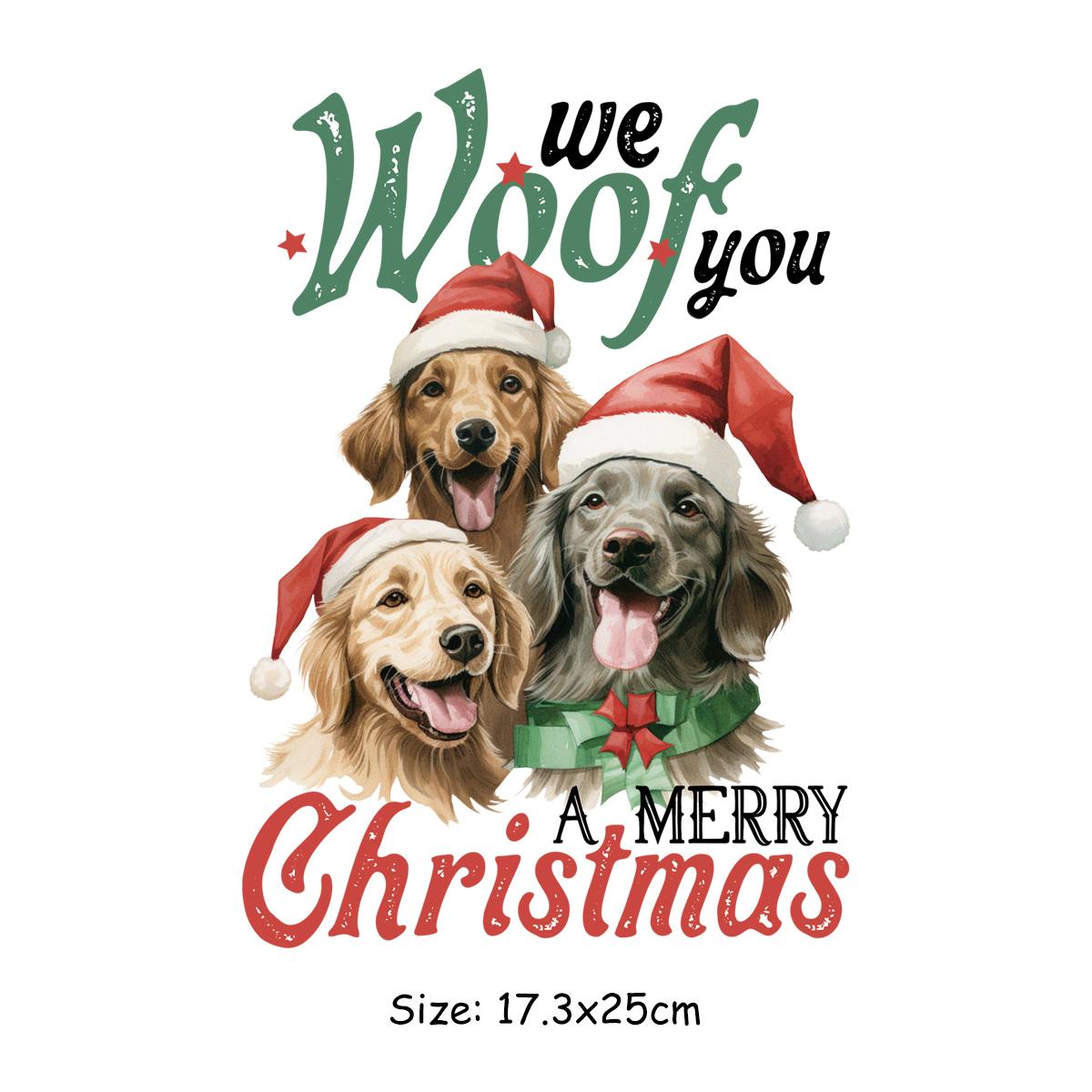 

Термонаклейка Merry Christmas From Animals A-Level моющиеся виниловые толстовки своими руками топы термопресс термонаклейка на одежду