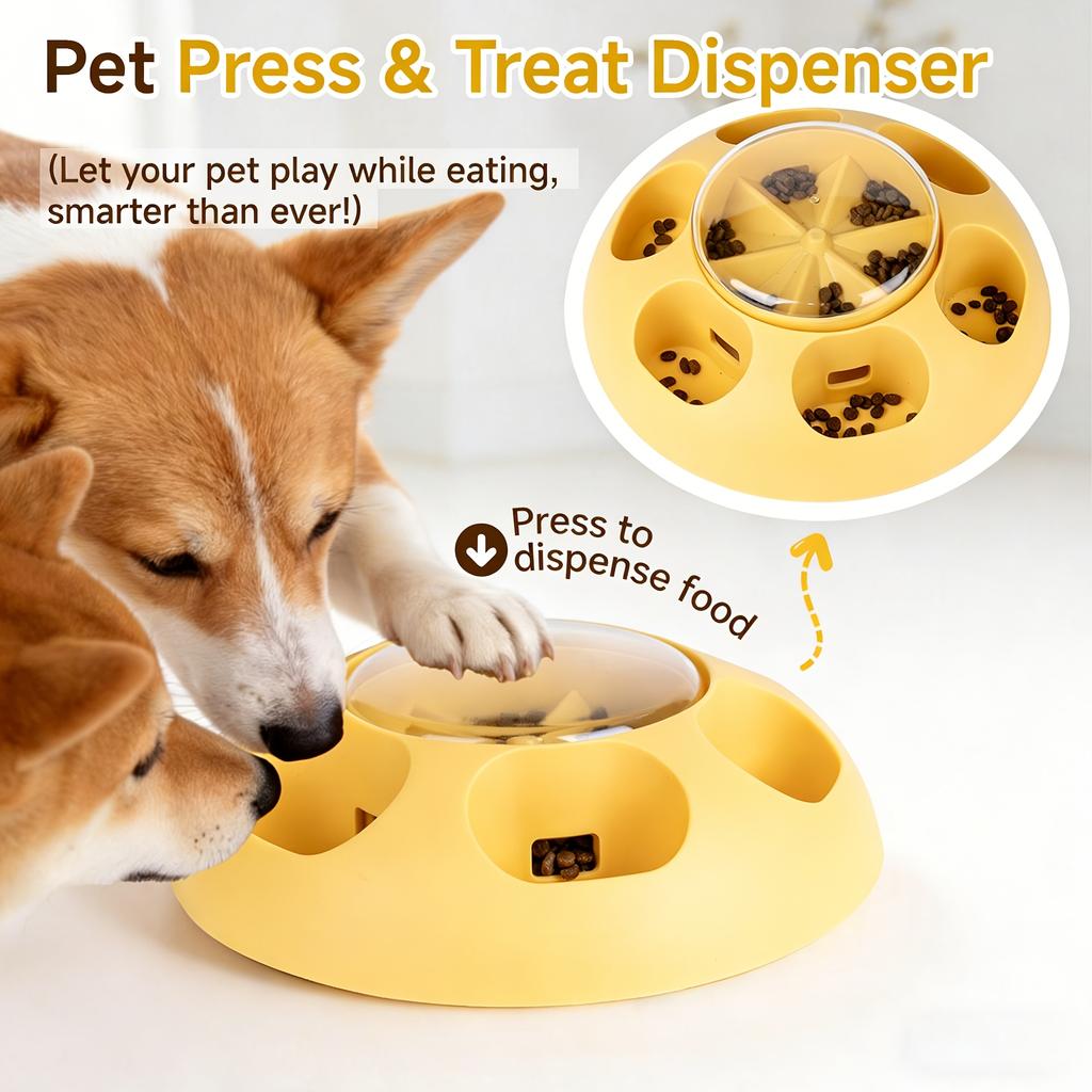 Interactive Dog Feeding Toy Puzzle Slow Food Anti Choking Boredom Relief For Small Medium Large Dogs Available In Three Colors