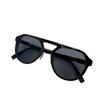 Fendi Logo FF Prescription Gradient Plastic Aviator Sunglasses Sunglasses Black Plastic Unisex Used