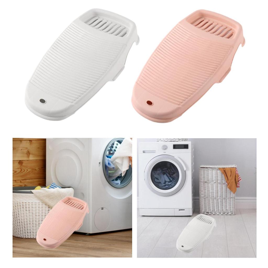 Wash Board Mini Kneeling Washboard with Soap Holder Stable Portable Versatile