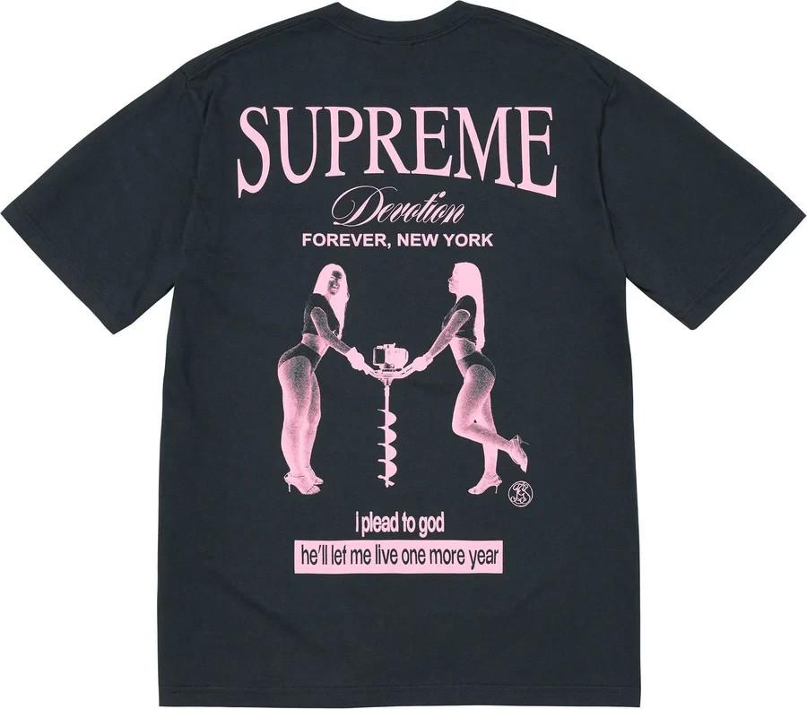 Supreme Devotion Tee Navy S