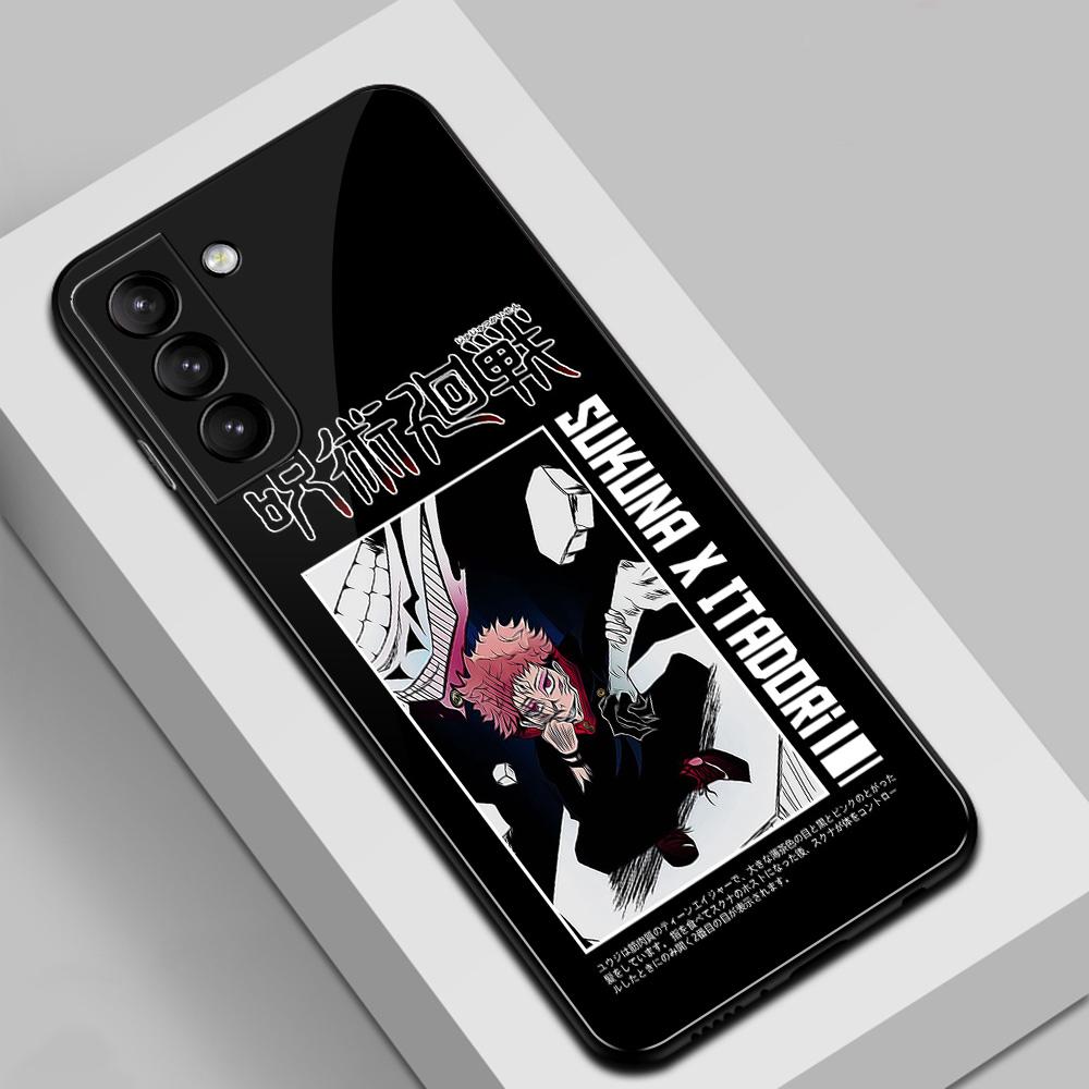 Для A51 5G Jujutsu Kaisen аниме телефон чехол для Samsung A50 A60 A70 A31 A71 A81 A91 4G A50S A70S M40 M80S закаленное стекло оболочка A50