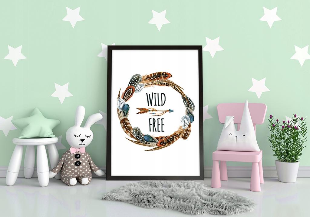 Picture poster In a frame A4 cm Wild PD280