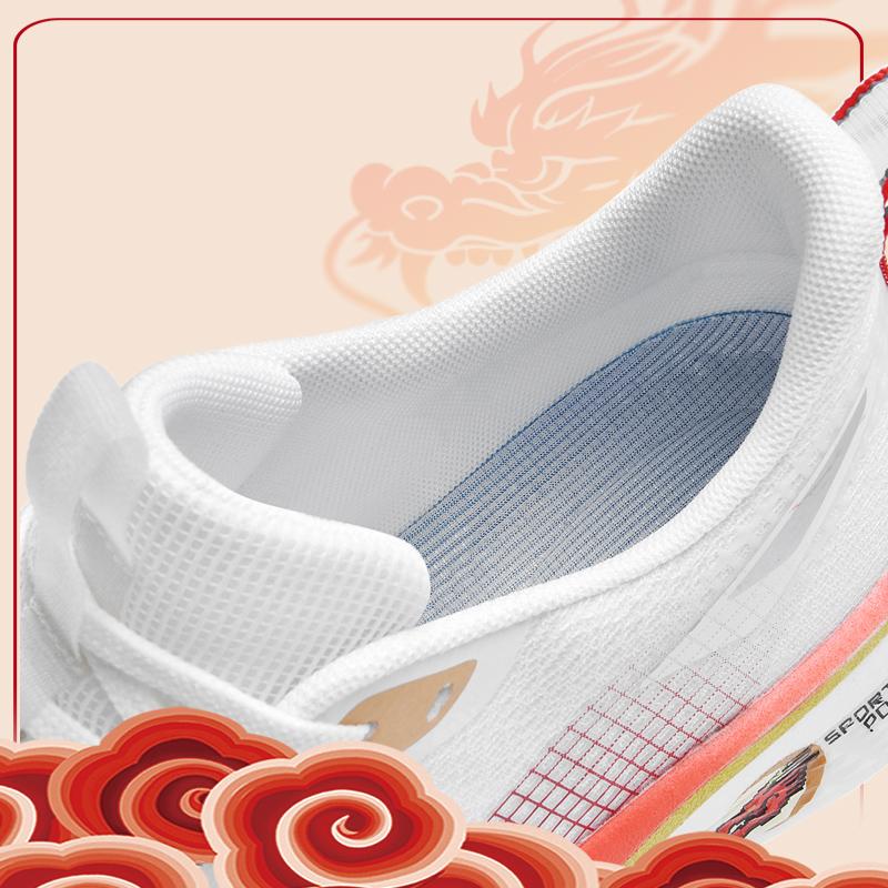 Мужская и женская обувь для бега Спортивная обувь Кроссовки 45 красный/белый — фото 10