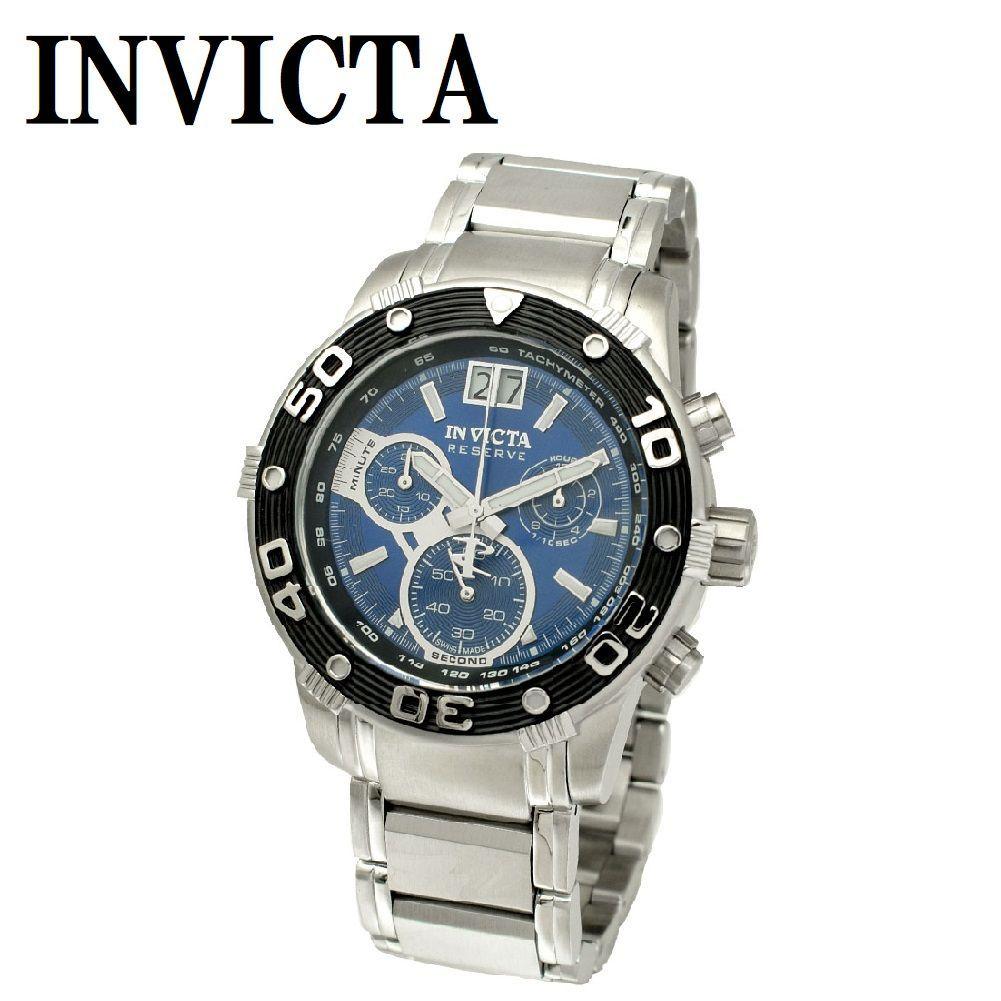 Used Invicta INVICTA 10588 Reserve Ocean Speedway Reserve Chronograph Watch Quartz Analog Battery Operated Watch Men s Blue Silver
