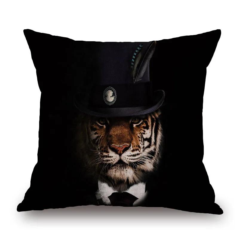 Nordische Mode Tier Cartoon Druck Kissenbezug Sofa Dekoration Kissenbezug Schlafzimmer Dekoration Kissenbezug Kissenbezüge