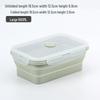 Collapsible Silicone Lunch Box Set: Microwave Steaming, Fresh-Keeping, 4-Piece Bento for Office & Picnic