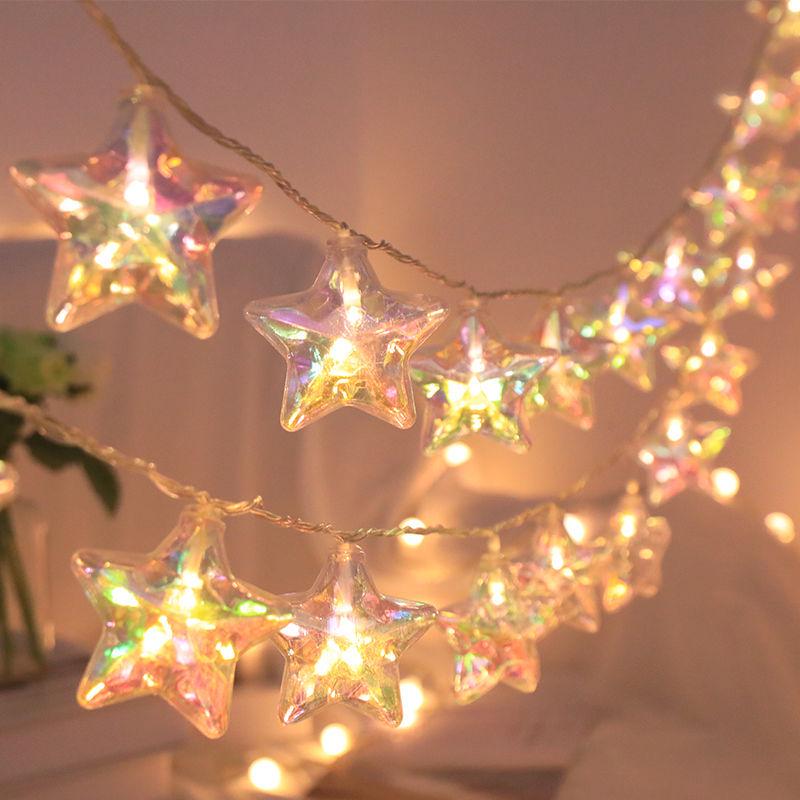 LED Seashell Star Tent & Living Room Decorative Light - Perfect for Camping or Night Market Atmosphere