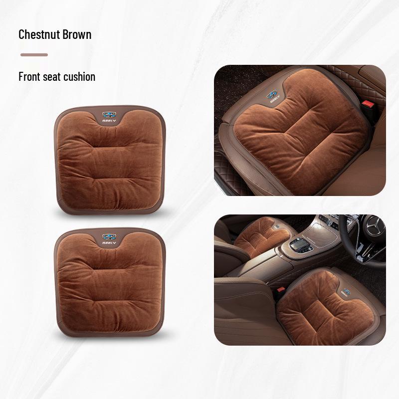 Geely Car Seat Cushions: Winter Flannel for Boyue, Xingrui, Emgrand, Xingyue, Vision X6, Galaxy L7