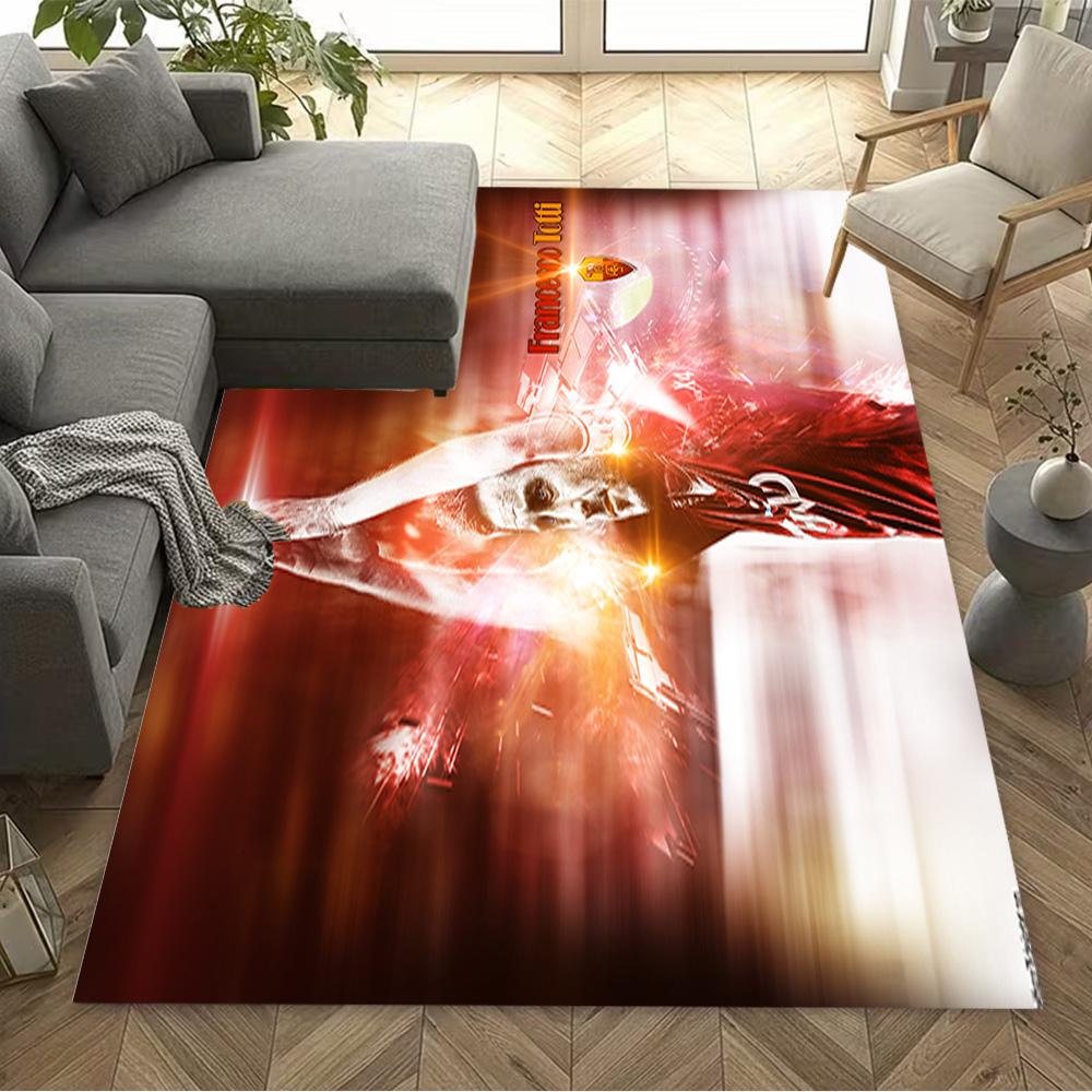 Francesco Totti's Legacy Floor Mat Suitable for Dormitory Living Rooms Hallway Dining Room Anti-slip Rug Anime Office Decor