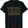 May The Lord Be With You Christian Jesus Star Background T Shirt Size S 5XL Vintage Washed Slightly Unisex Stylish Versatile