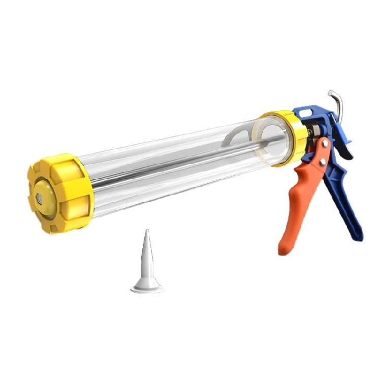 Drip Frees Caulk Guns with Ergonomic Steel Handle,Manual Glass Glues Applicator Universal Pressing Glues Guns