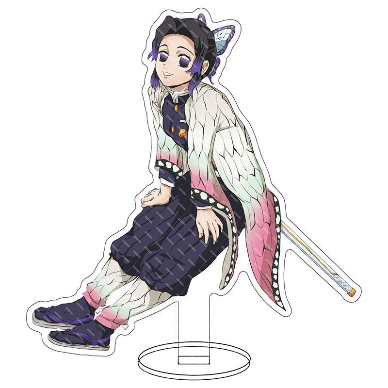 Demon Slayer: Kimetsu no Yaiba stand Tanjiro Nezuko double-sided high-definition acrylic ornament anime Halloween gift 16cm