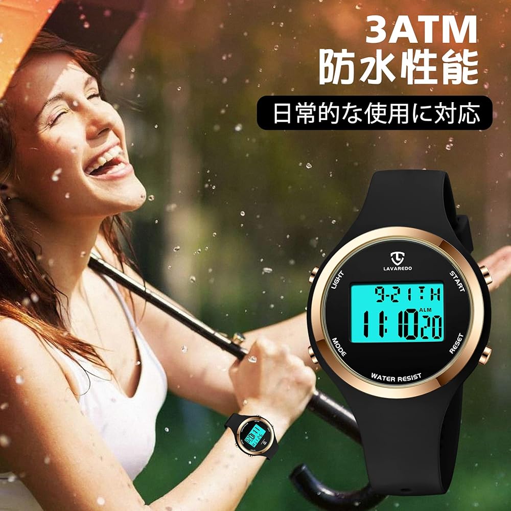"Digital Sports Watch Unisex Waterproof Alarm Date Display Multi-Function for Women and Men"