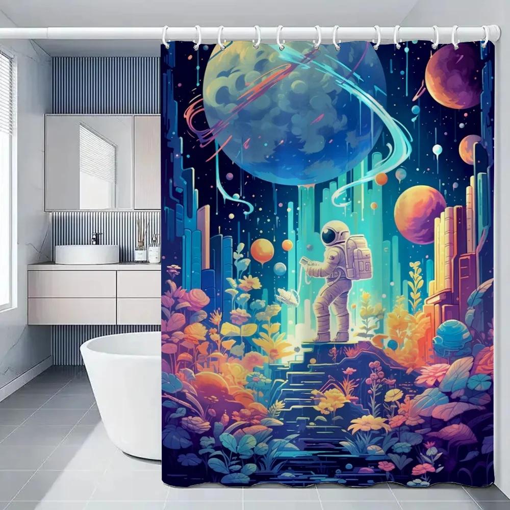 CSMY Temă Astronaut Cortine de duș Cortină de duș